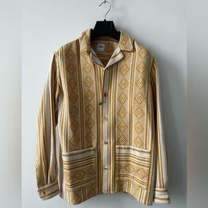 Zara Man Printed Over-shirt Size Small